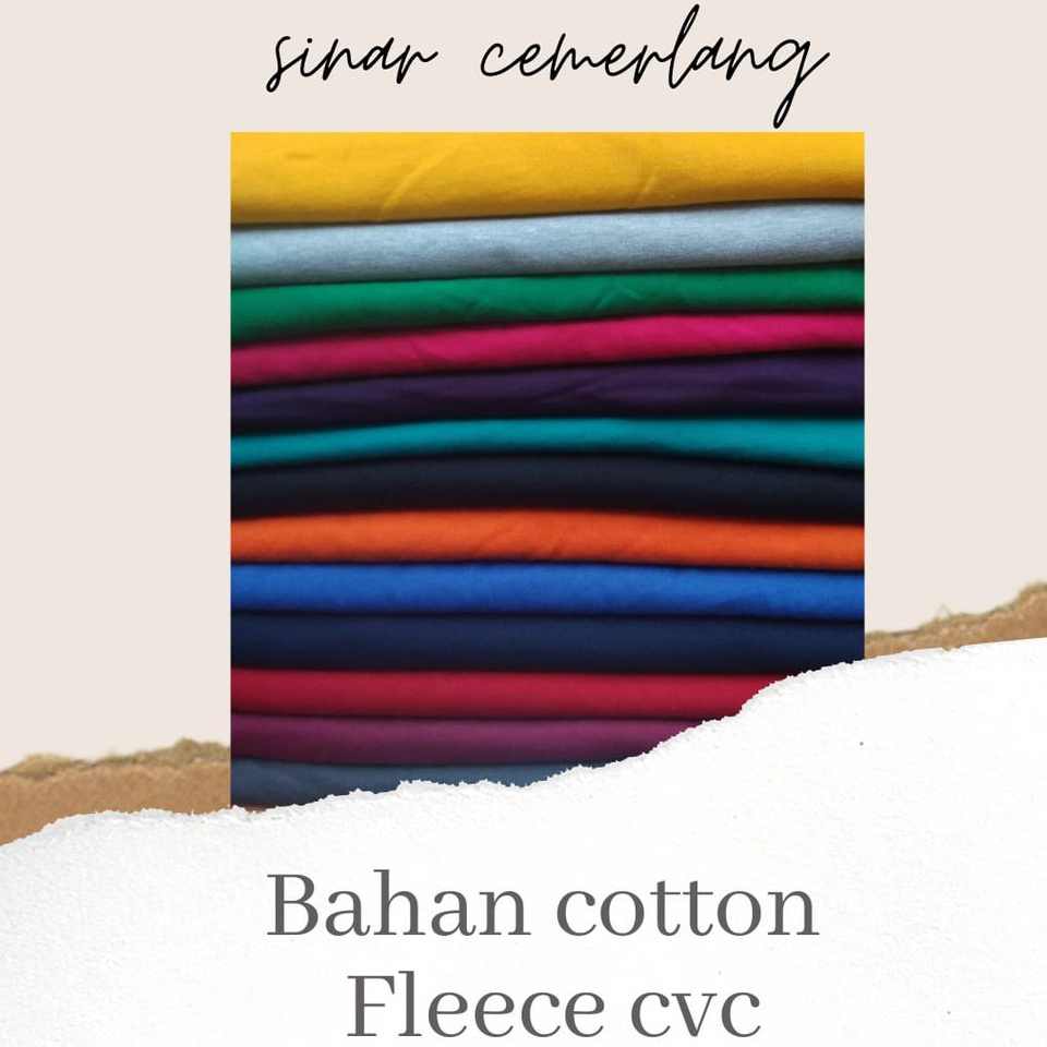 Kain Bahan jaket/sweater fleece cvc