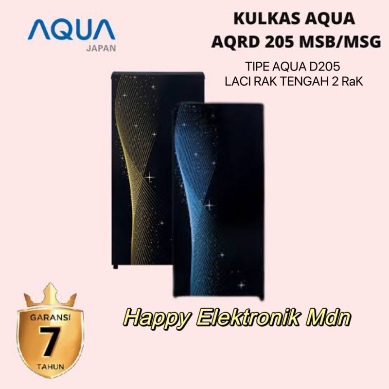 Kulkas Aqua 1 Pintu AQR-D205 MSG AQUA D205  MSB Kulkas 1 Pintu AQUA AQR D205 AQUA kulkas 1 pintu AQU
