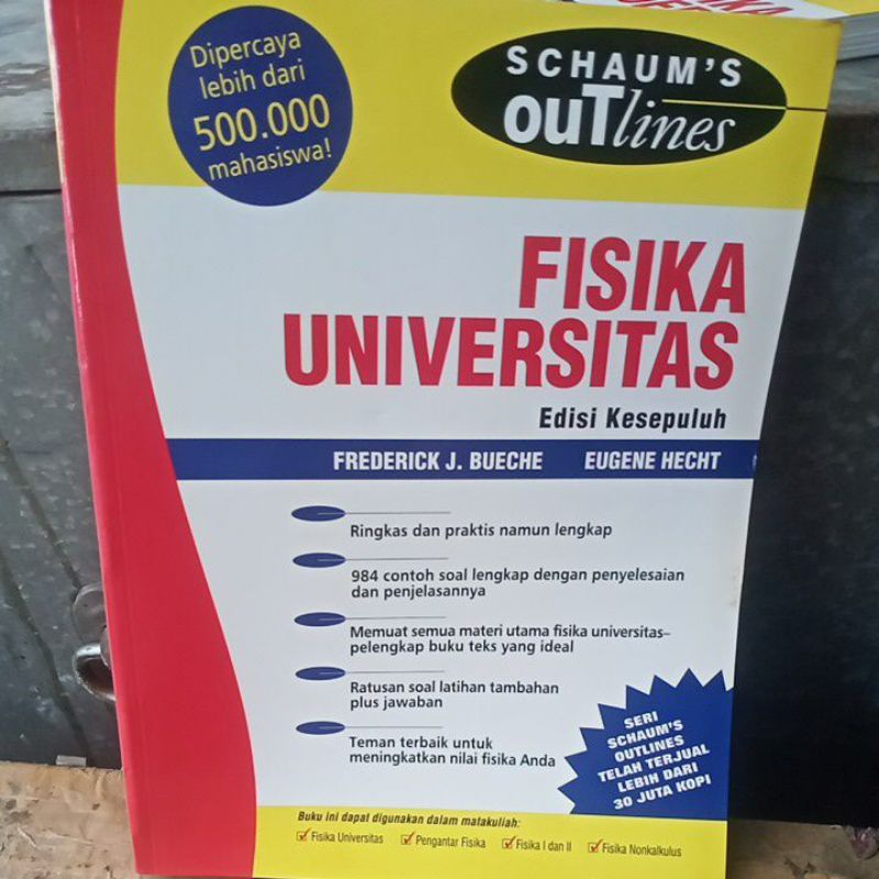 buku seri schaum's outlines fisika universitas edisi ke-10