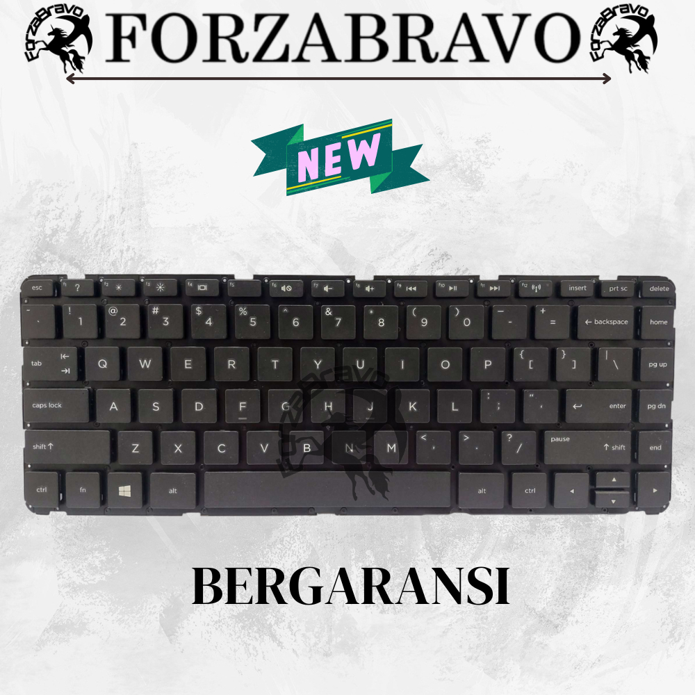 Keyboard Laptop HP Pavilion 14-D010AU, 14-D010TU, 14-D012AU, 14-D012TU Black