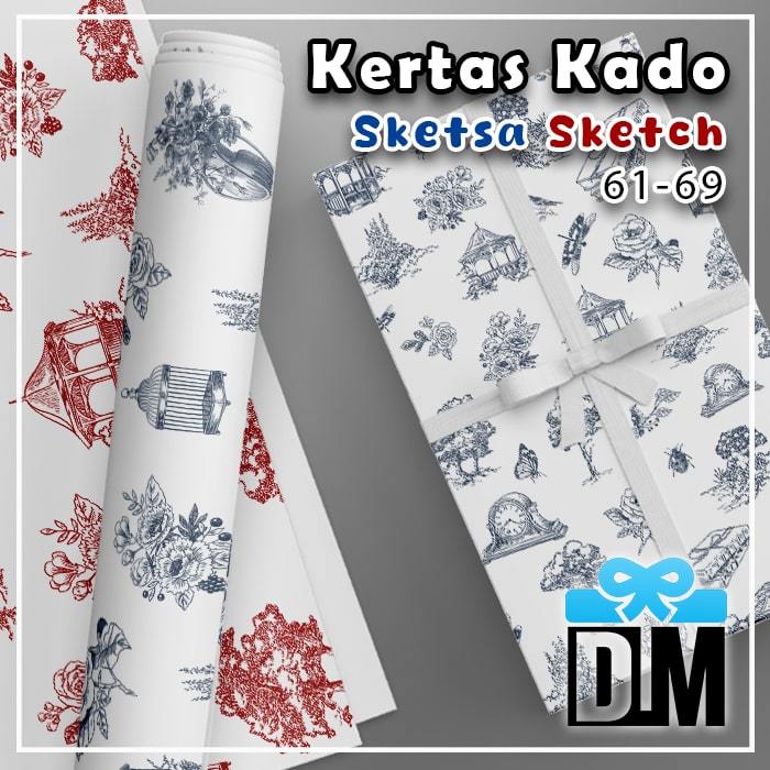 

Kertas Kado Estetik Sketch Sketsa Pattern Simbol Abstract Kebun Garden Flower Burung Bunga Rumah Pot