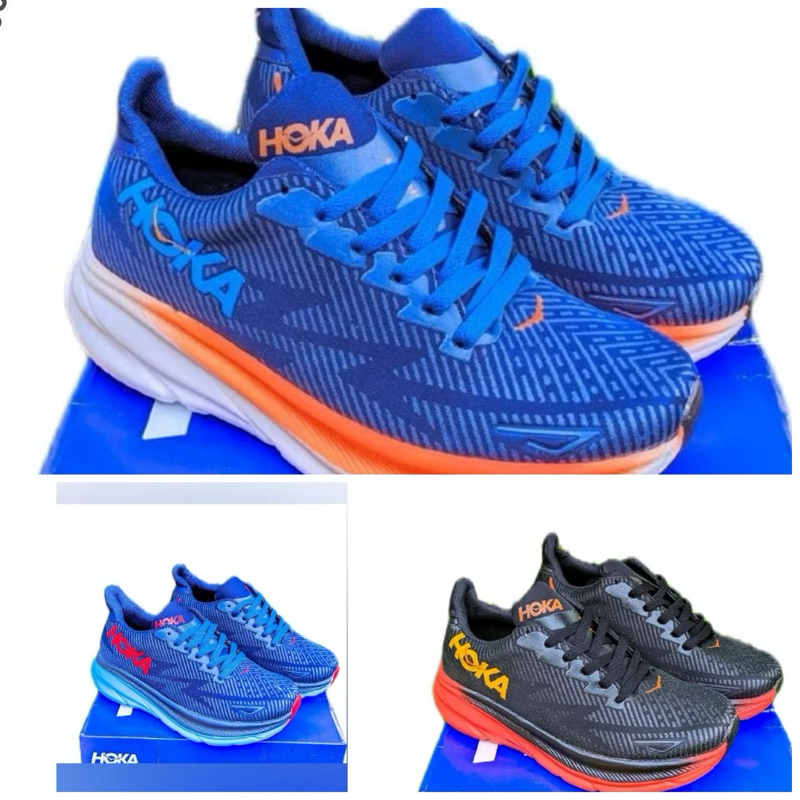 Sepatu Olahraga Pria merk Hoka made in Vietnam cocok untuk olahraga gym senam dll