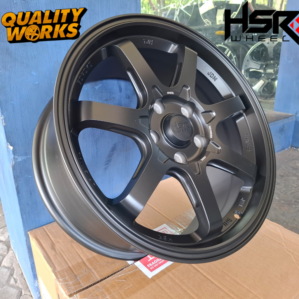 Velg Hsr Ring 17 Palang 6 Warna Hitam Sandy Velek Hsr Boroko Tjh Pnp Creta, Voxy, Apv - Toko Velg Hs