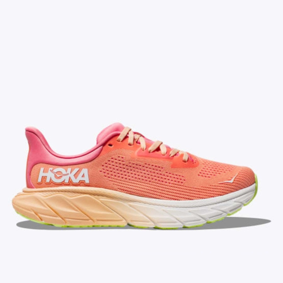 Hoka Sepatu Running Arahi 7 Womens Road Running Shoes - Papaya / Coral Original