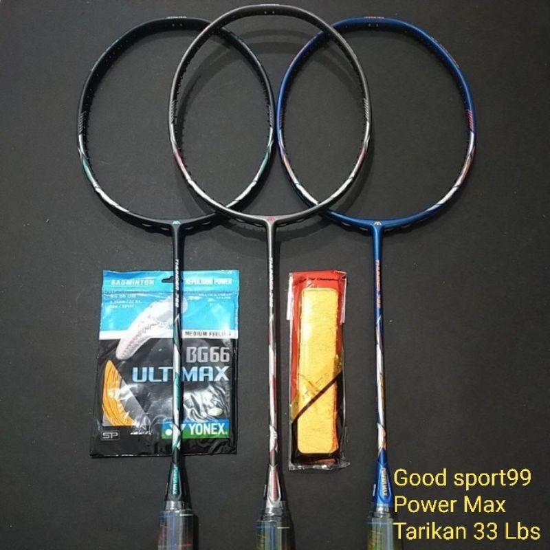 RAKET BADMINTON POWER MAX THUNDER 788 / 33 LBS