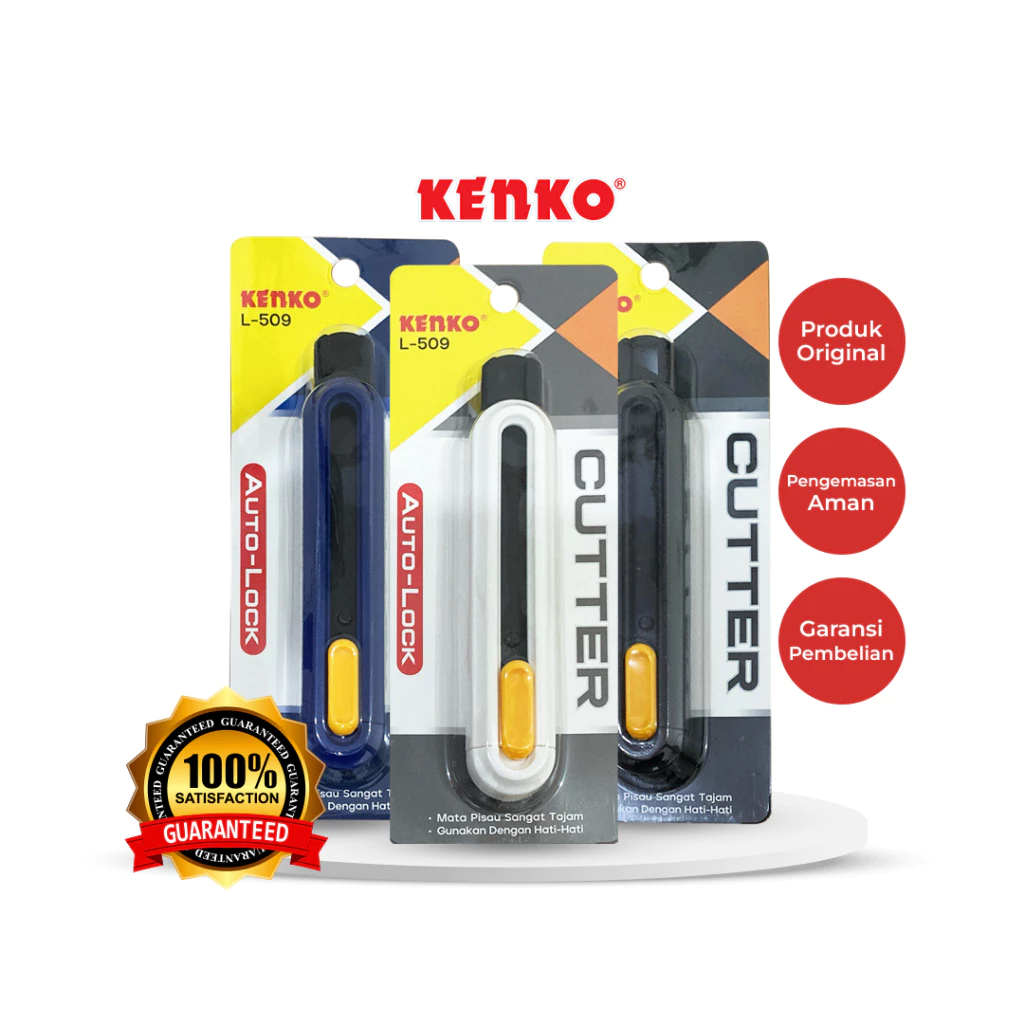 

Cutter Kenko Besar L-509 Auto Lock (Super Tajam)