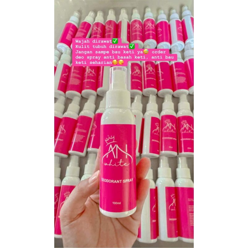 AN WHITE deodorant menghilangkan bau badan dan mengurangi ketek basah berlsebih