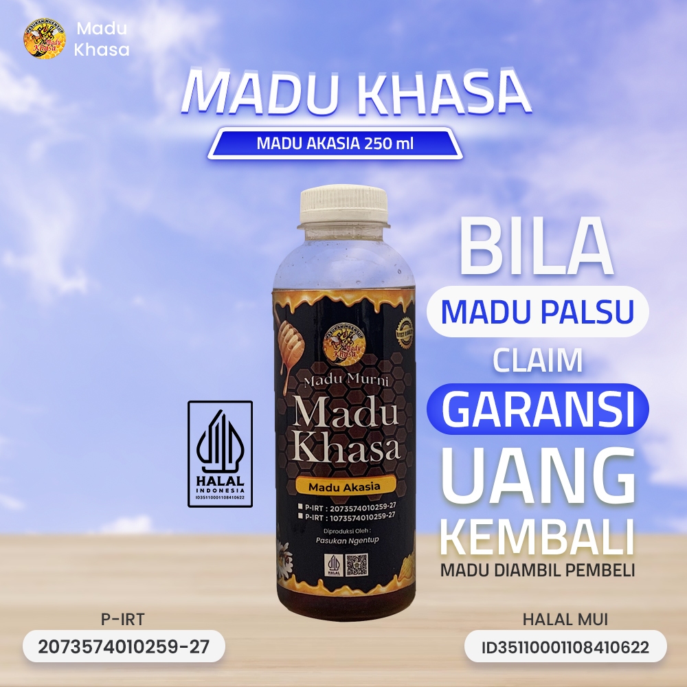 

Madu Murni Premium - Madu Akasia | MADU KHASA 250 ML