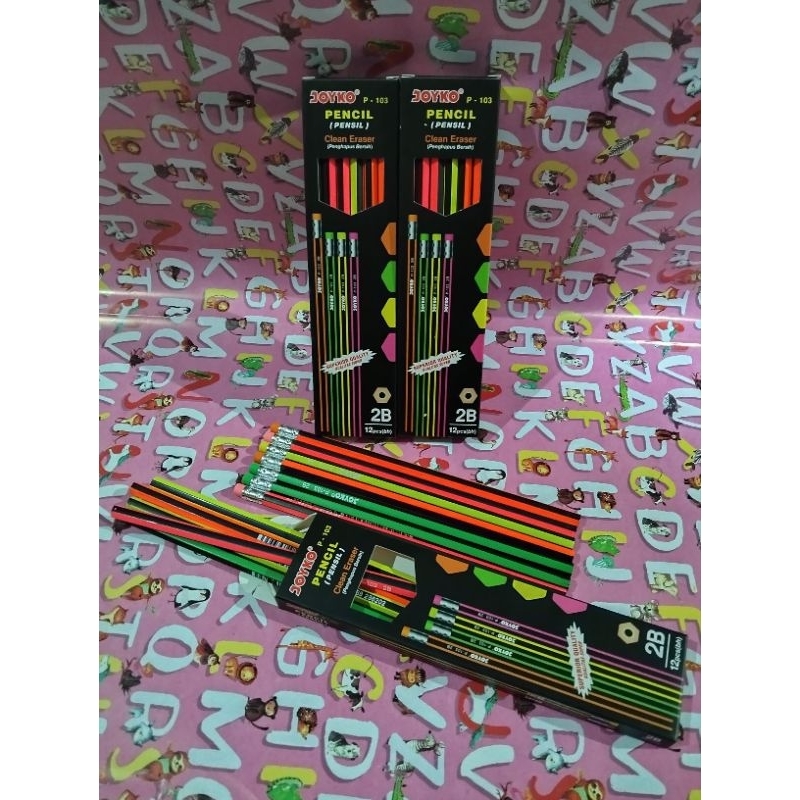 

pensil joyko 2B isi 12