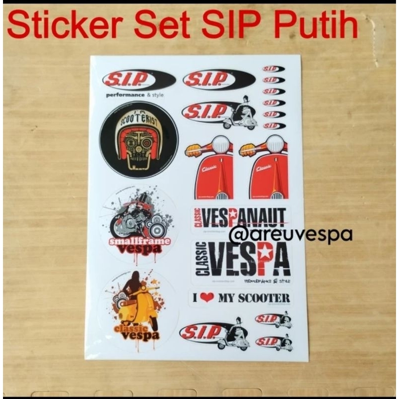 

Sticker Set SIP Putih by SIP Germany