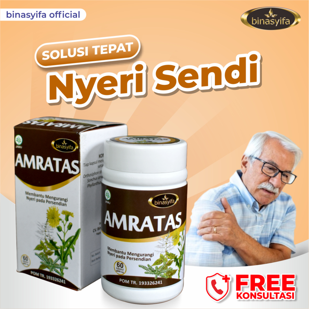 AMRATAS Obat Asam Urat Rematik Pegal Linu Mengatasi Nyeri Sendi