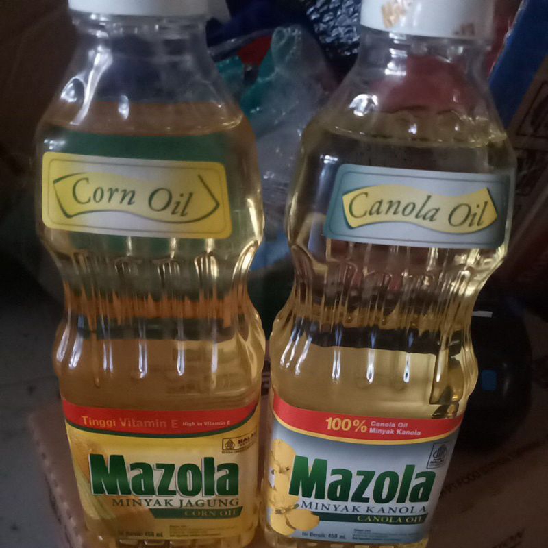

Mazola canola oil dan corn oil 450ml
