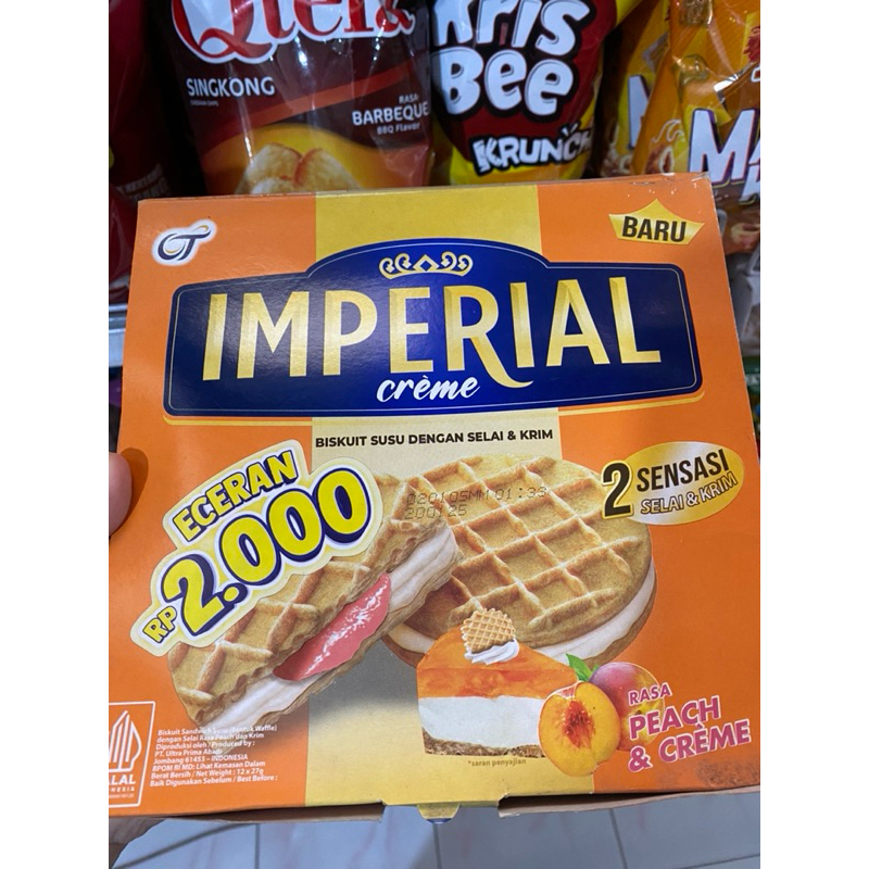 

Imperial Creme Biskuit Susu 12 x 27gr