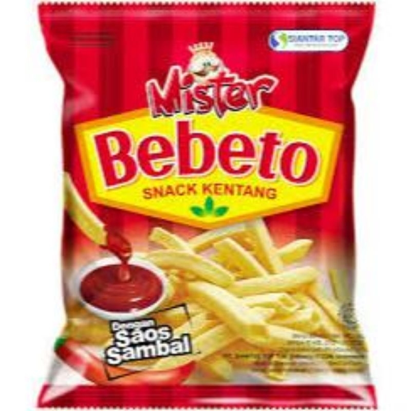 

Snack Kentang Goreng French Fries Mister Bebeto Renceng isi 10