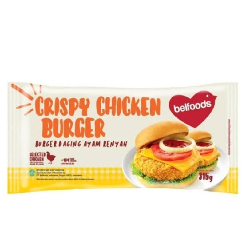 

BELFOODS CRISPY CHICKEN BURGER 315gr