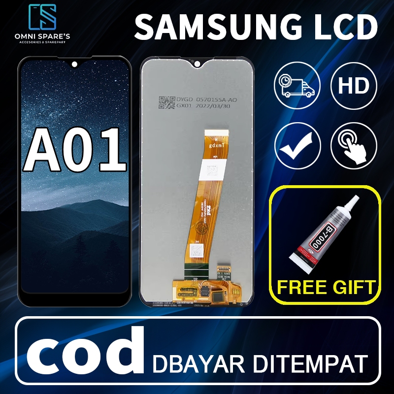 LCD SAMSUNG A01 Ori COMPLETE Fullset layar hp Touch screen