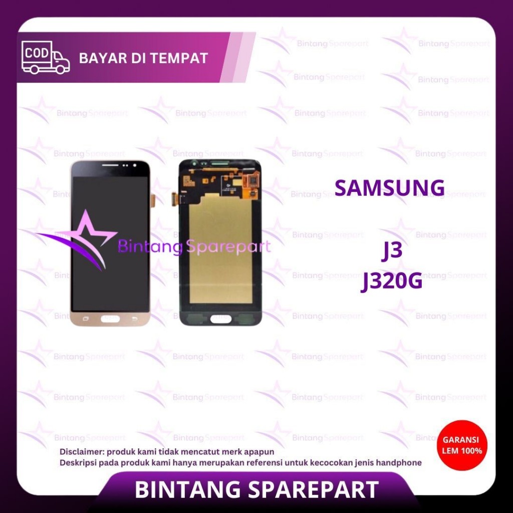 LCD TOUCHSCREEN SAMSUNG J3 / J320 / J300 / J3 2016