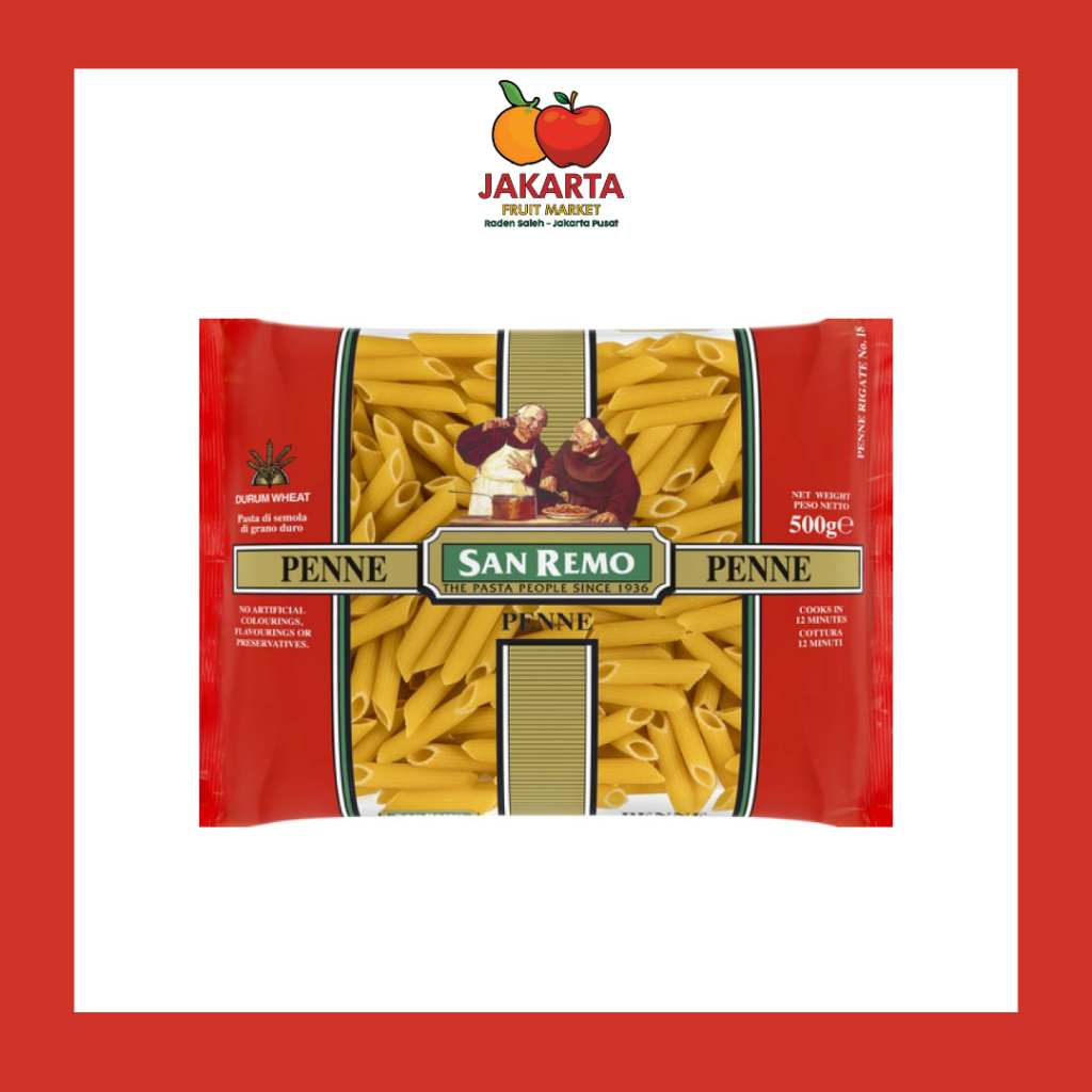 

SAN REMO PENNE 500GRAM / PASTA PENNE / PASTA INSTANT