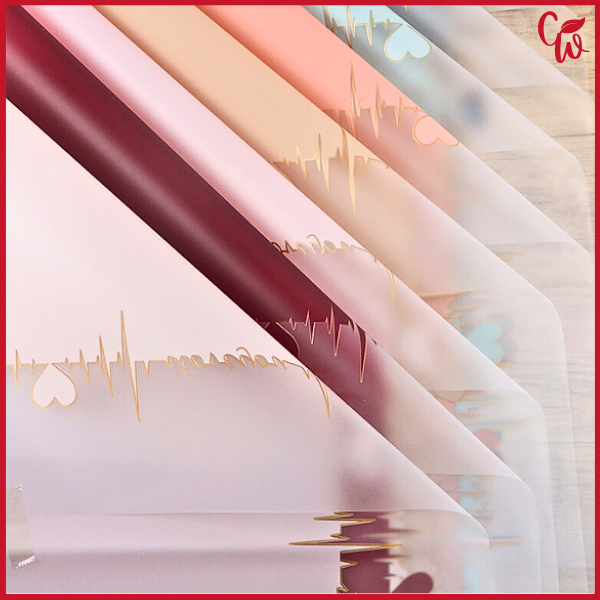 

20 Lembar Kertas Cellophane Buket Bunga Flower Wrapping Paper Celophane Florist KB6052