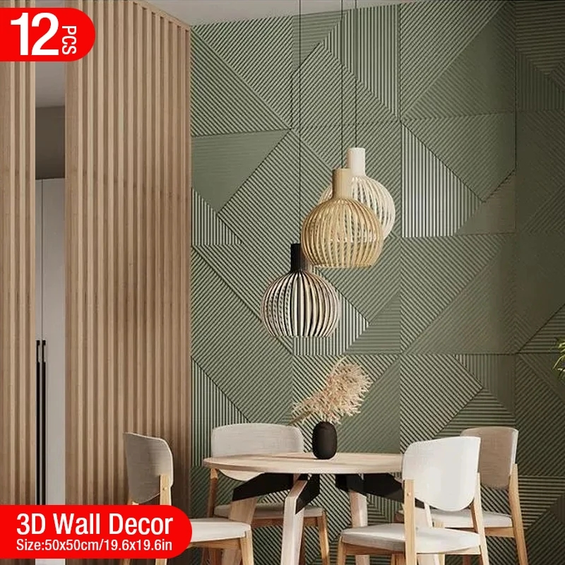 Wallpanel 3D PVC Premium Dekorasi Dinding Ruangan Wall Panel Tempel