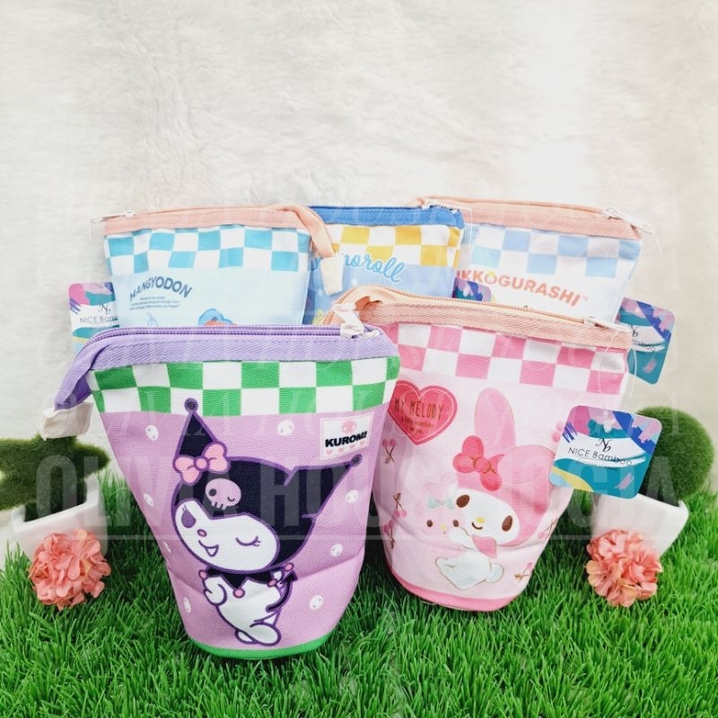 

Pouch Perahu Cinnamoroll Rest Pouch Pensil My Melody Tempat Pensil Kuromi Hangyodon Tinggi