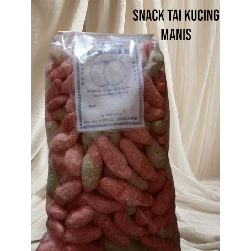 

Snack tai kucing manis/ ladu manis warna warni 1kg