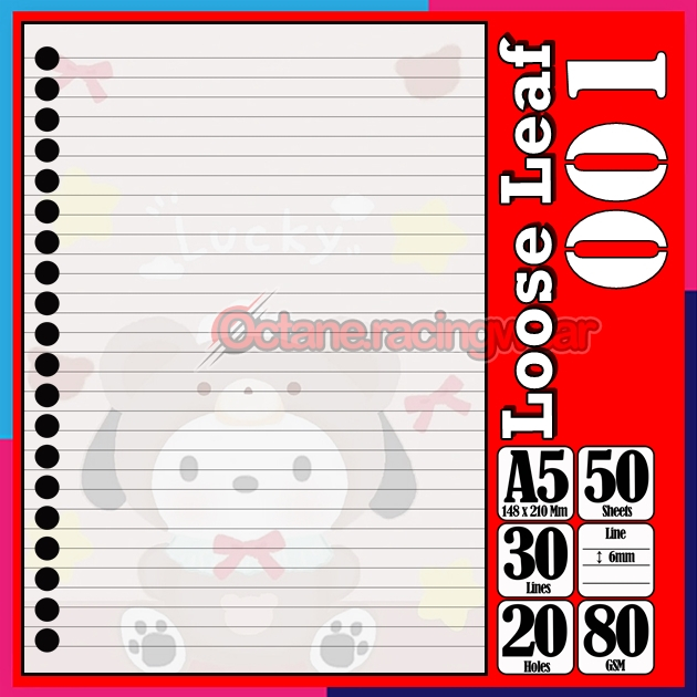 

Loose Leef Leaf A5 Isi 50 Lembar Binder Karakter Cinamoroll Hello Kitty My melody Sanrio Cinamol Terbaru Polos refil Refill Vol-5