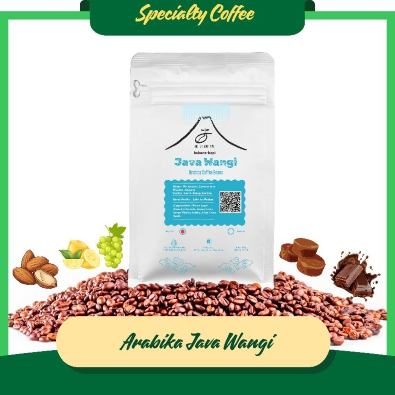 

Biji Kopi Roasted Beans Arabika Java Wangi-135g