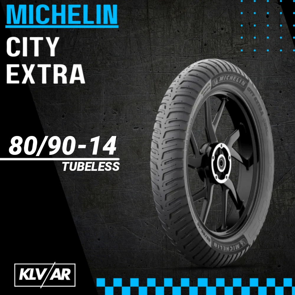 Ban Michelin City Extra Ban Matic Tubeless Ring 14 Ukuran 80/80-14 | 80/90-14 | 90/90-14 | 100/80-14