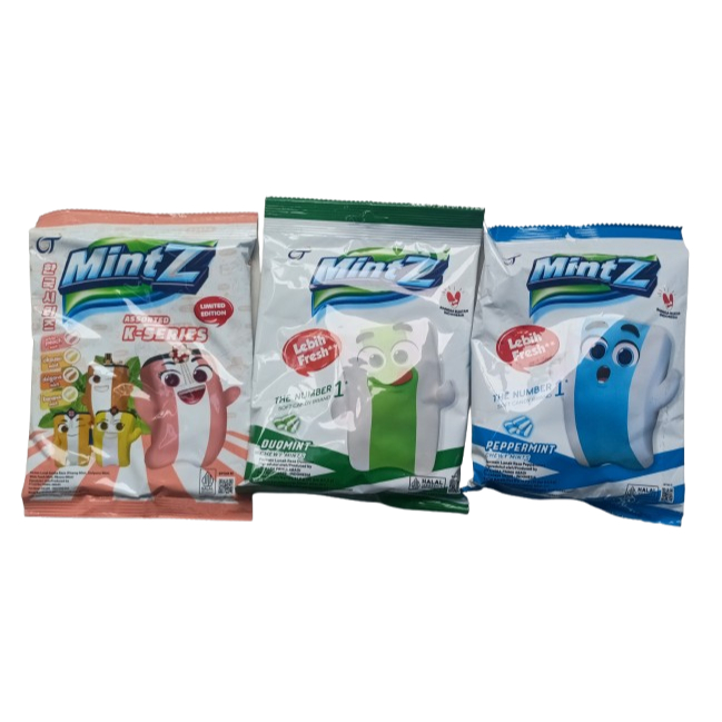 

PERMEN MINTZ CHEWY MINT ISI 50pcsx2,3gr