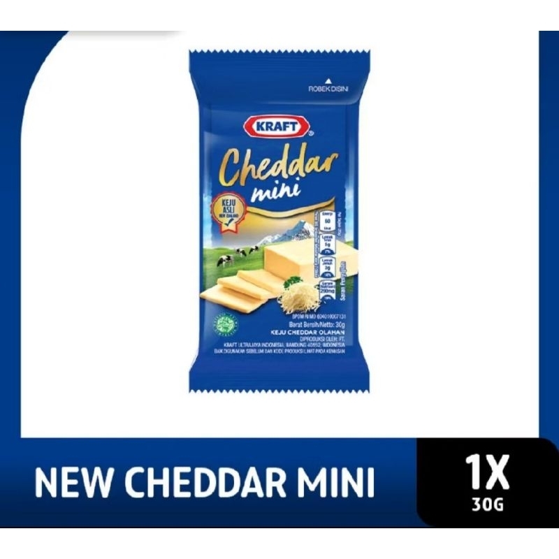 

Kraft keju cheddar 30gr