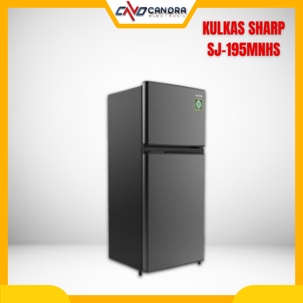 Kulkas 2 pintu SHARP SJ-195MNHS/Lemari es 2 pintu SHARP