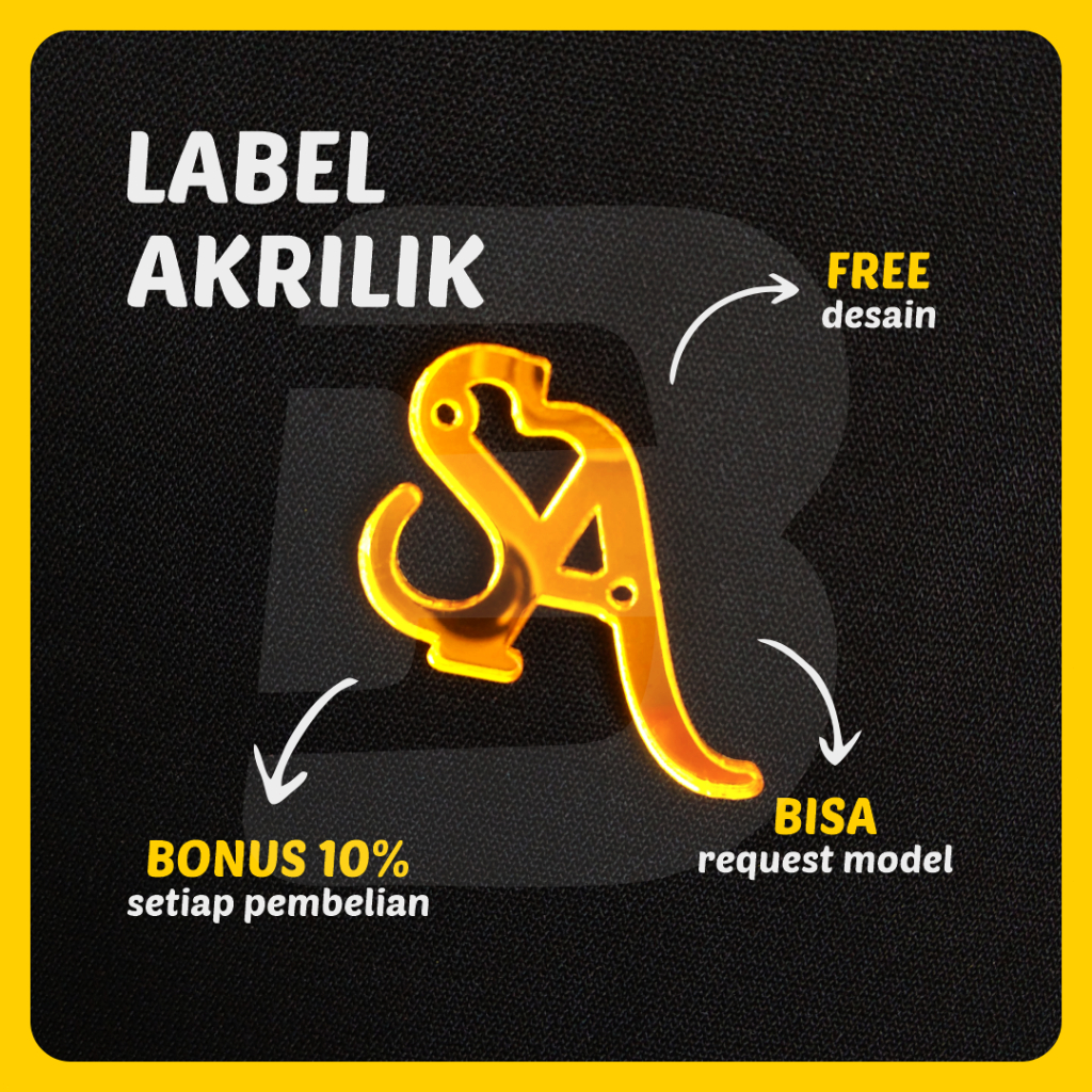 

Label Hijab Custom - Bisa Request Sesuai Nama Brand LA03