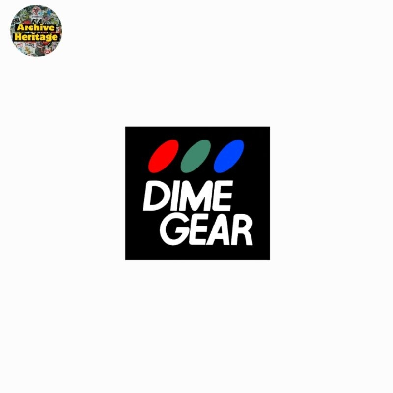 

sticker Dime Gear brand clothing skateboards stiker