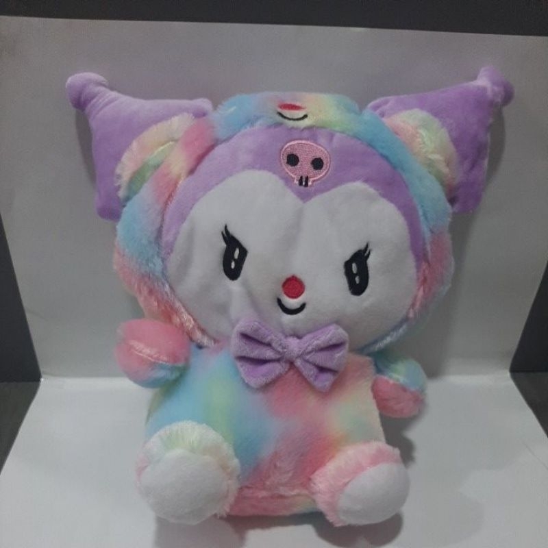 boneka kuromi pelangi /boneka kuromi