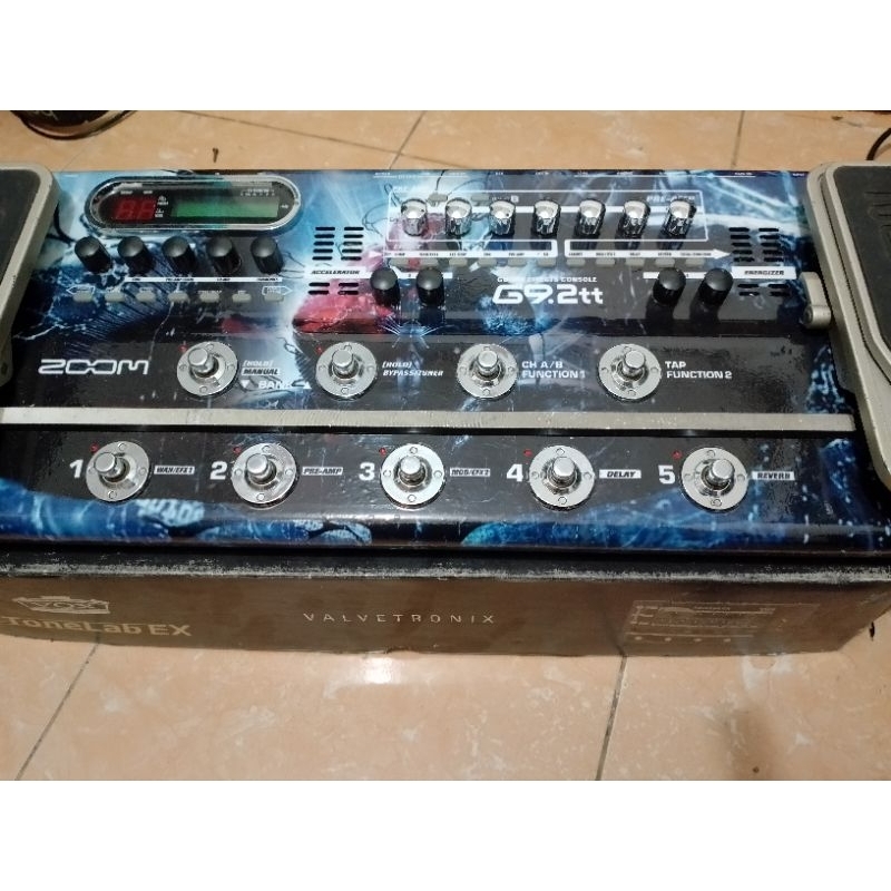 EFEK GITAR ZOOM G9.2TT plus stiker body