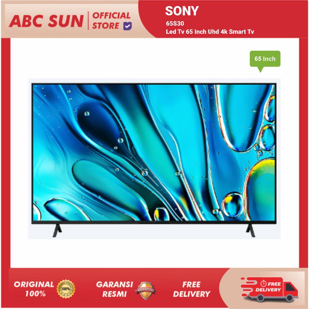 Sony 65S30 Led Tv 65 Inch Uhd 4k Dolby Atmos Youtube Neflix
