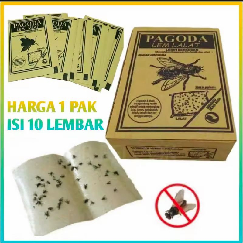

LEM LALAT MEREK PAGODA ISI 10 LEMBAR