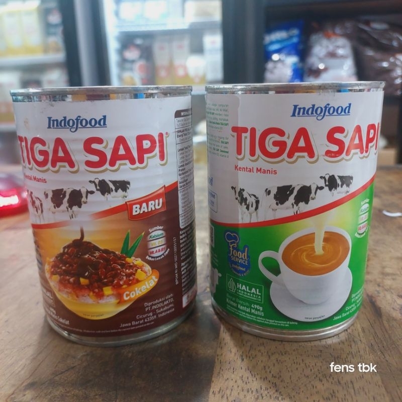 

TIGA SAPI KENTAL MANIS 490 GR / KRIMER TIGA SAPI / TIGA SAPI COKELAT