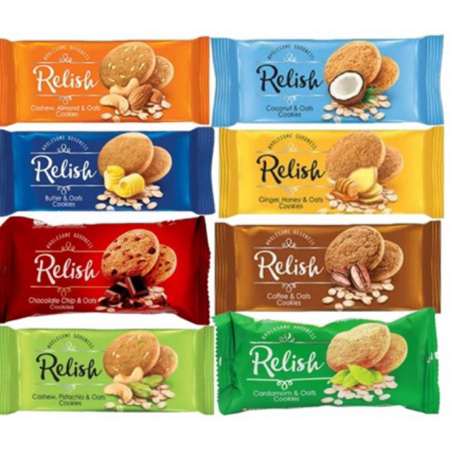 

[box] Relish oat cookies isi 12 x 42gr