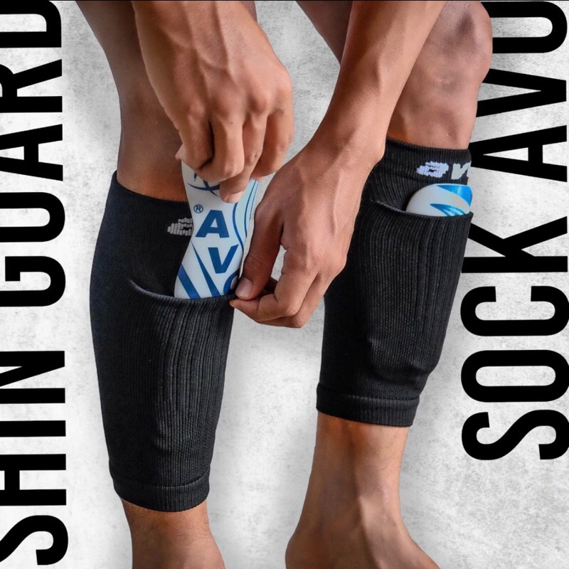 Kaos Kaki AVO sambung deker Shin Guard Socks