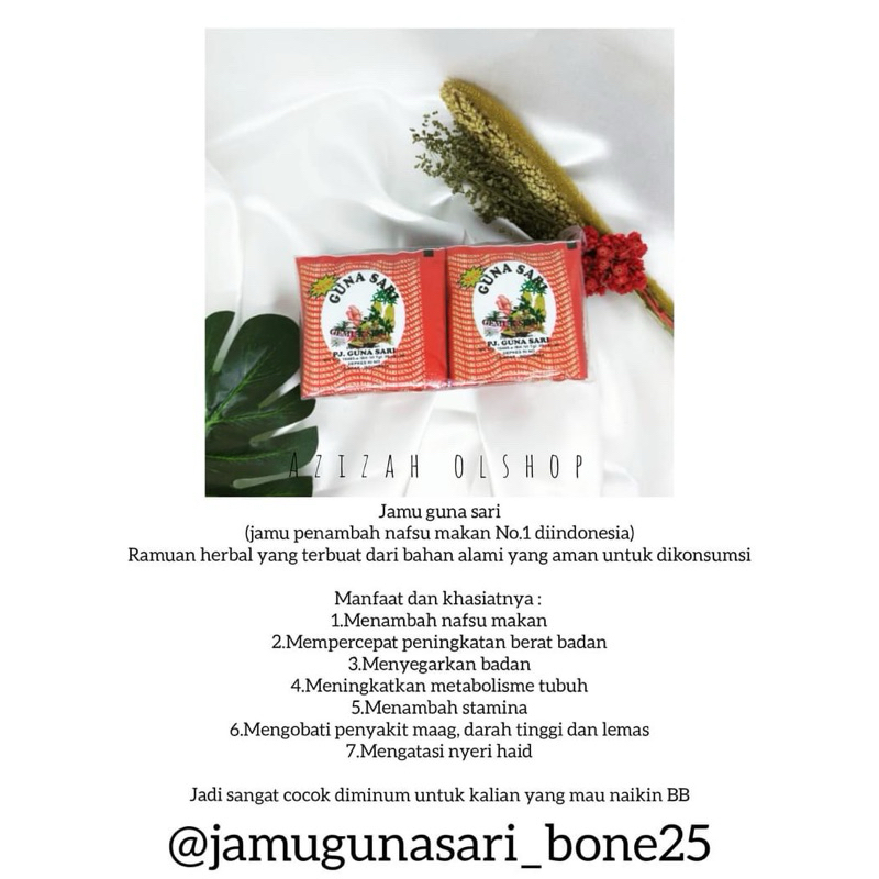 

Minuman gunasari (30 sachet) rasa kopi original