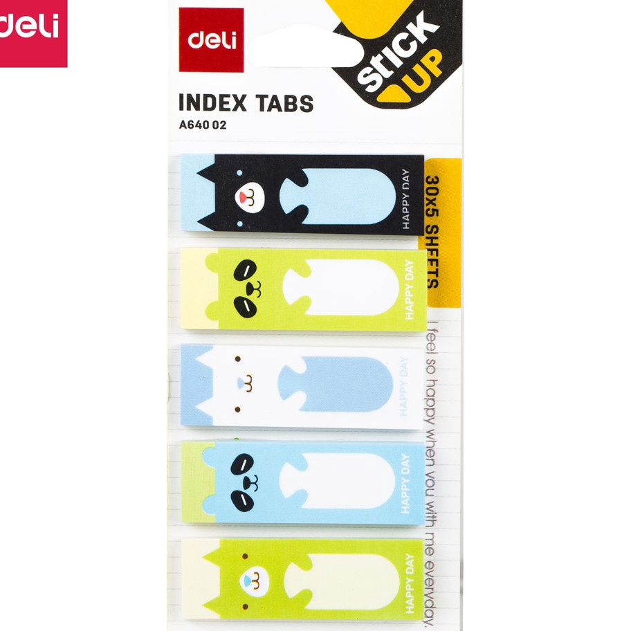 

CASHBACK Deli Memo Tempel Paper Index Tabs Sekolah 53sheets EA642