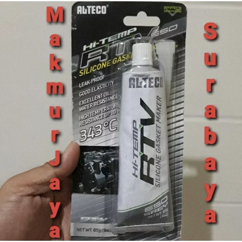 

Alteco RTV Silicone Hi Temp Lem Packing Mesin Lem Gasket Tahan Panas 343⁰c