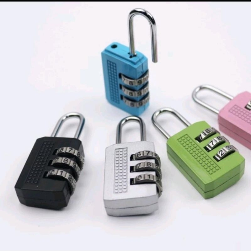 (AJ) GEMBOK PIN ANGKA / GEMBOK PIN KOPER / GEMBOK KOPER PIN ANGKA