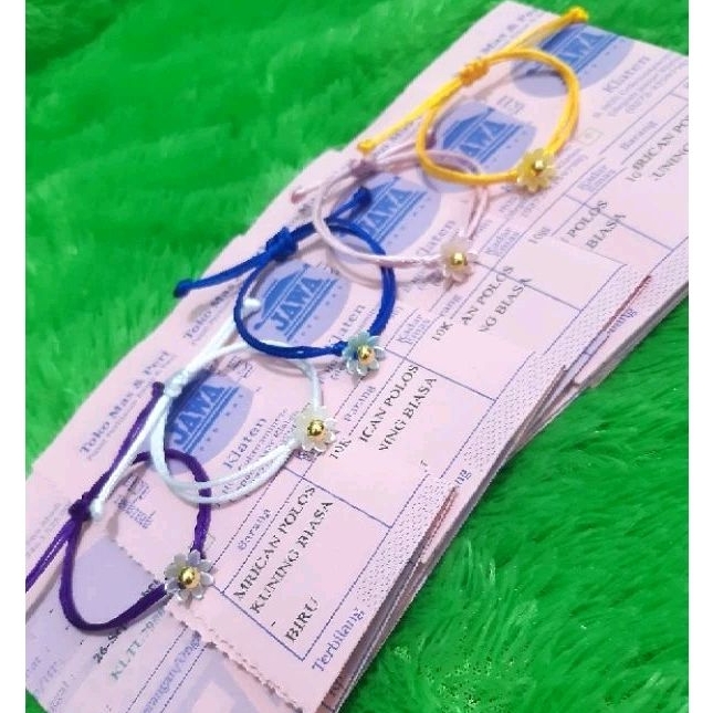 Gelang Tali Variasi Bunga Emas 0,1gram semar jawa