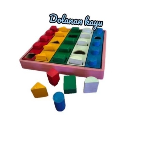 MainanPasak geometri kayu/mainan kayu warna warni,toys anak