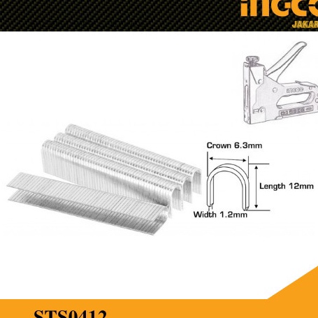 

TAKTERKALAHKAN Isi Steples Tembak HSG145 UStaples 1 mm INGCO STS412 Refill Paku