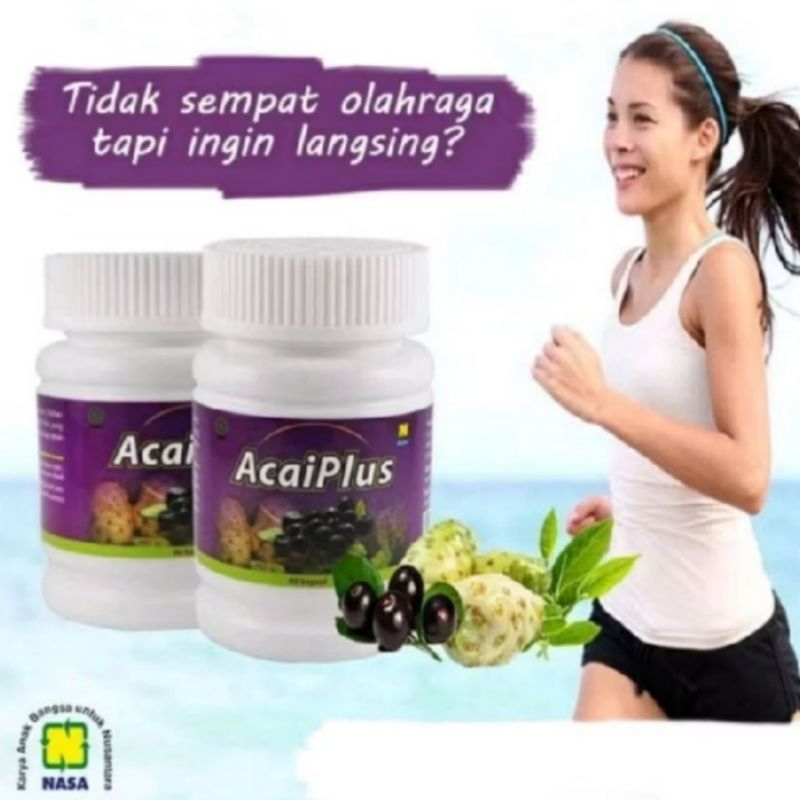OBAT DIET PELANGSING BADAN ACAIPLUS NASA ACAI PLUS ACAI BERRY ASLI 100% ORIGINAL OBAT PEMBAKAR LEMAK