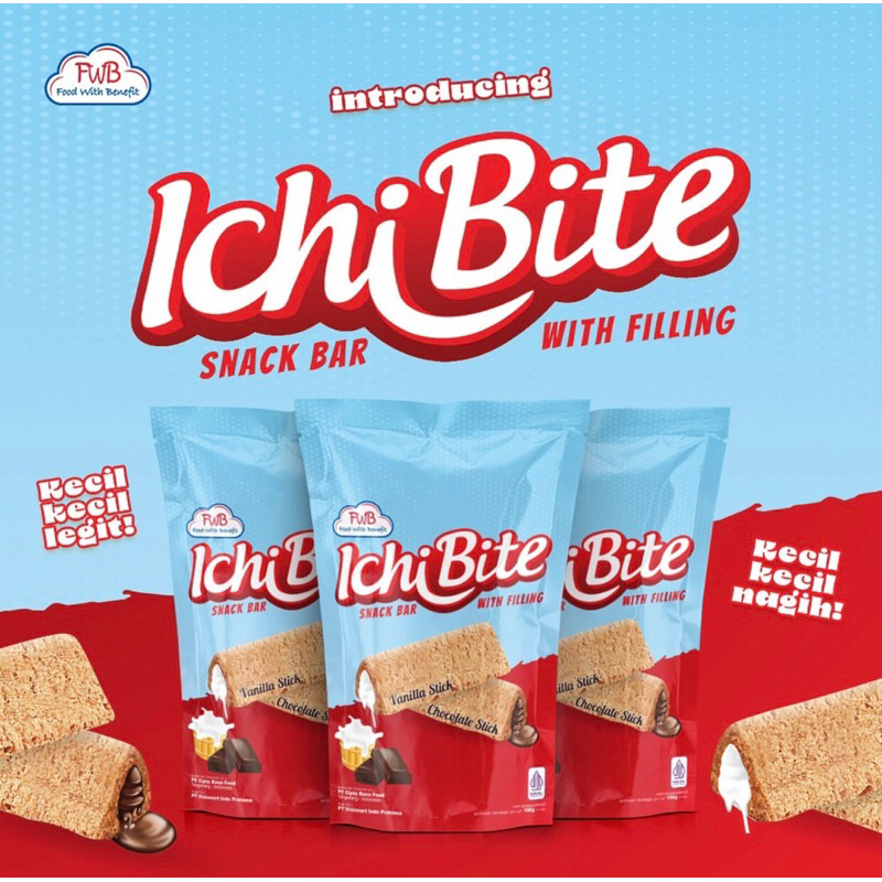 

ICHIBITE ICHI BITE SNACK BAR 100GR ISI 20 PCS